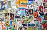 朝鲜盖销邮票100枚不同  外国邮票  收藏旧票