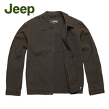 Jeep吉普专柜正品男装 秋季薄款夹克JS8WJ001 棉翻领外套