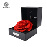 KR进口十二星座永生花礼盒情人节生日礼物红色玫瑰真鲜花表白爱情