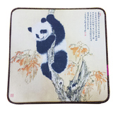 四川特色礼品手工刺绣蜀绣熊猫鼠标垫送国外朋友高端时尚商务礼品