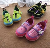 日本mikihouse超人气学步鞋镂空网面透气软底鞋魔术贴单鞋宝宝鞋