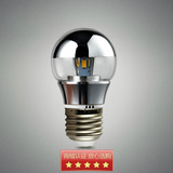 LED半电镀无影灯泡 3W/5W/7W白光暖光灯泡 魔豆吊灯光源 G45球泡