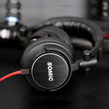 Somic/硕美科 MM185头戴式HIFI耳机专业DJ录音监听耳机音乐重低音