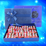 德芙丝滑牛奶巧克力蓝色妖姬礼盒装生日情人节礼物送女神零食品