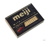 日本代购进口零食品 原装 Meiji明治牛奶钢琴巧克力 28枚130G