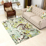 现代抽象地毯 时尚超薄客厅地毯 渐变图案卧室地毯 沙发茶几垫