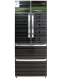 Hisense/海信 BCD-378WDGVBP 378升多门黑白条纹玻璃节能变频冰箱