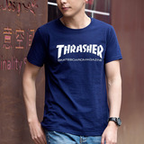 费森夏季韩版纯棉男士短袖T恤男装圆领半截袖印花宽松加大码半袖