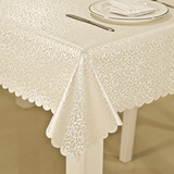 滑餐厅垫茶几垫长方形台布酒店椅套欧式餐桌布防水防油防烫免洗防