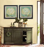 现代简约客厅卧室装饰画植物花卉有框墙画精致水仙花