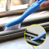 日本科美 沟槽刷 长柄门窗户缝隙刷子 家居厨房小件清洁刷 小刷子