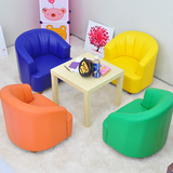 儿童沙发宝宝小沙发可爱单人实木沙发椅PU皮百变小沙发不可拆洗