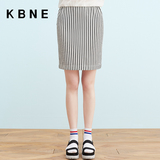 KBNE2016夏装新款韩版条纹半身裙短裙子女