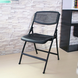 广州网状透气椅 塑料折叠椅 职员培训椅带写字板会议椅子特价出口