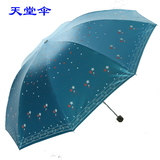天堂伞正品单双人伞男女钢骨折叠遮阳超强防紫外线晴雨伞加大加大