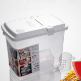 日本进口米桶储米箱10kg塑料装米箱5公斤10公斤防潮防虫密封米缸