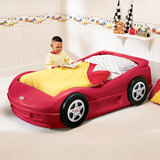 美国littletike小泰克原装进口红色跑车床小型个性床婴儿汽车床
