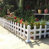 PVC护栏塑钢围栏小区花园草坪别墅绿化仿木纹护栏厂家直销送立柱