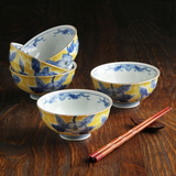碗日本进口米饭碗餐具小汤碗陶瓷碗礼盒装家用卡通碗日式碗套装