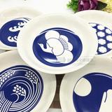 外贸瓷 创意日式和风陶瓷餐盘菜盘深盘汤盘饭盘 餐具礼品套装包邮
