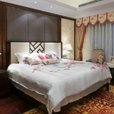 样板房新中式床 现代简约家具 北欧结婚床 酒店客房卧室高端床铺