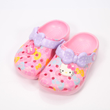 Hello Kitty正品童鞋休闲套脚亲子鞋儿童女童洞洞鞋沙滩花园鞋