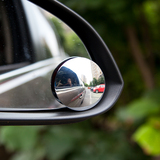 汽车后视镜倒车镜小圆镜盲点广角辅助镜可调角度反光镜凸面死角镜