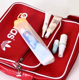 创意旅行收纳神器旅行必备便携式可悬挂炫彩牙刷盒 牙刷筒 防菌
