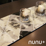 nunu+ 【包邮】 湖光。轻奢风时尚感欧式样板房简约桌旗 餐旗桌布