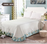 床单单件纯棉特价全棉单人双人床品被单1.5/1.8/2米斜纹印花床垫