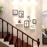 厅装饰画 北欧式楼梯挂画 创意走廊过道壁画组合餐厅咖啡厅墙画客