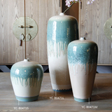 包邮现代新中式创意 装饰摆件客厅电视柜 家居饰品陶瓷花瓶花器