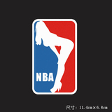 NBA篮球运动美女反光车贴汽车装饰贴纸个性搞笑贴性感女人贴画