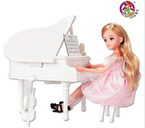 益智岛玩具 梦幻钢琴家 H32A 芭比娃娃 乐吉尔芭比 女孩玩具礼物
