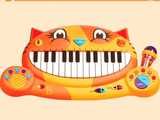 dm玩具钢琴儿童电子琴带麦克风可充电可弹奏34岁56岁女孩生日礼物