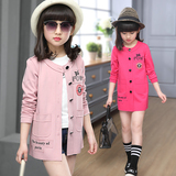 女童装2016春装新款韩版中大儿童女装女孩儿童上衣长袖女童外套潮
