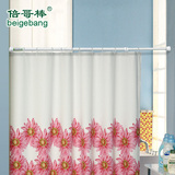 浴室浴帘杆弹簧直杆型可伸缩杆卫生间晾衣杆撑杆免打孔安装窗帘杆