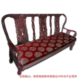 中式红木 实木椅子座垫沙发坐垫贡缎靠背加厚海绵椅垫定做可拆洗