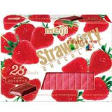 日本直邮 明治经典钢琴版草莓夹心巧克力 26枚入