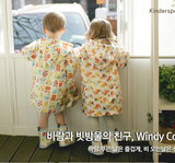 2015新款出口韩国正品环保卡通儿童雨衣男女童宝宝雨披90-145身高