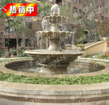 石雕花岗岩大型喷泉广场装饰水池景观校园喷泉雕刻别墅花园摆件