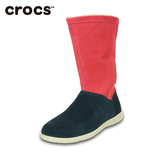 正品Crocs卡骆驰女鞋阿黛拉暖绒靴冬季保暖户外雪地靴潮靴|15496