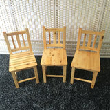 实木柏木质小椅子靠背椅宜家幼儿园宝宝学习椅小学生木制小孩凳子