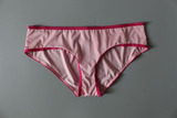 欧美外贸原单女士内裤 粉色基本款冰丝面料舒适三角裤 四条包邮