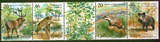 塞尔维亚邮票 2008年 保护动物 4连全新+副票 全品 满500元打折