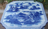 景德镇陶瓷桌子凳子套装高档瓷器手绘仿古青花瓷桌凉亭桌子凳子