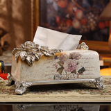 欧式纸巾盒奢华复古抽纸盒高档环保客厅餐桌摆件包邮