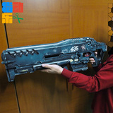 星际争霸2人族机枪兵武器1:1带支架 拼装3D纸模型DIY玩具手工