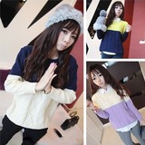 秋冬季韩版短款毛衣女学院风宽松显瘦学生外套单件女套头针织衫