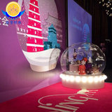 展厅透明装饰球 亚克力球空心圣诞球罩 超大透明有机玻璃圆球罩